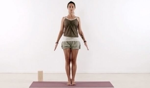 joga tadasana poza za mršavljenje